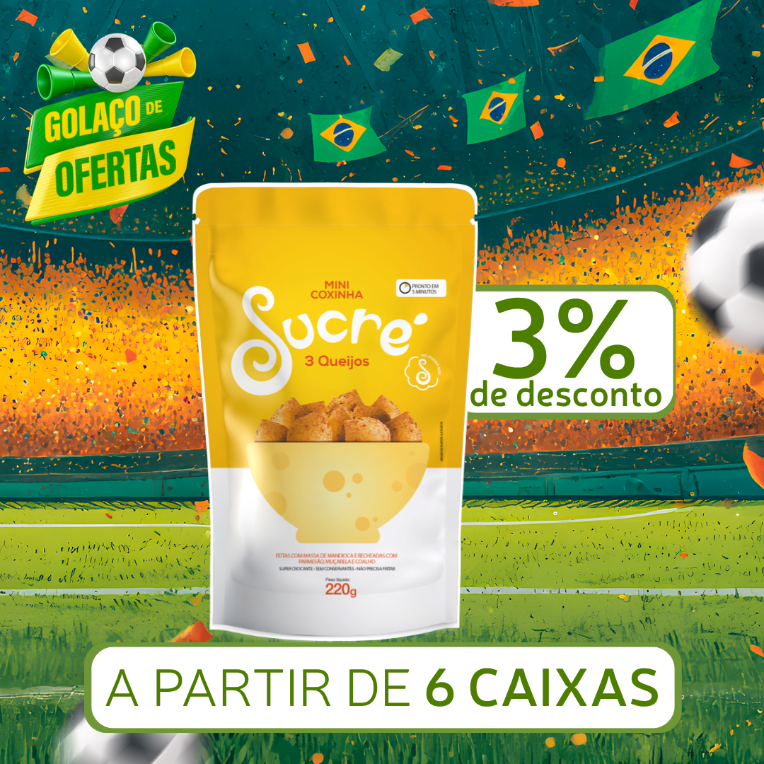 Coxinha de Queijo 220g - Sucr&eacute;